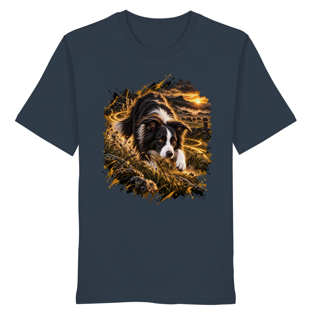 Border Collie - Power - Organic Shirt – Bild 4