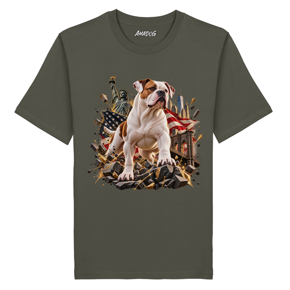 American Bulldog - Power - Organic Shirt – Bild 2