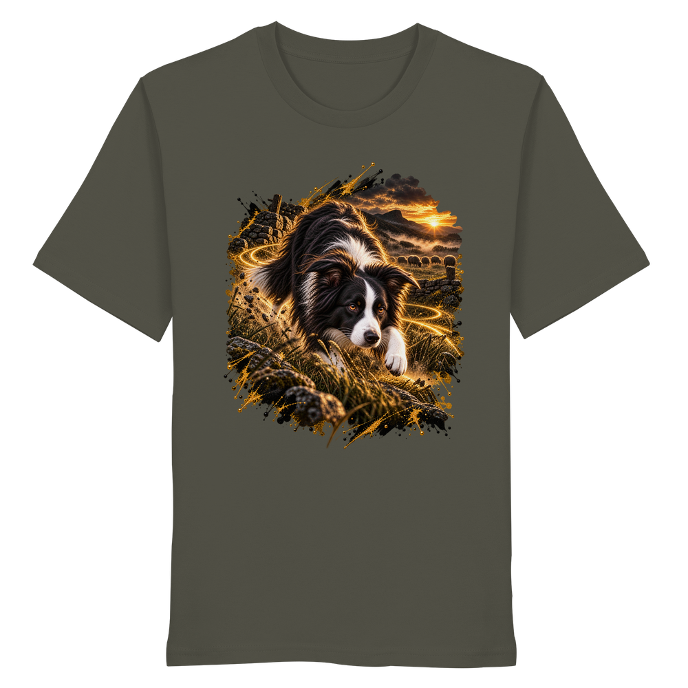 Border Collie - Power - Organic Shirt – Bild 2