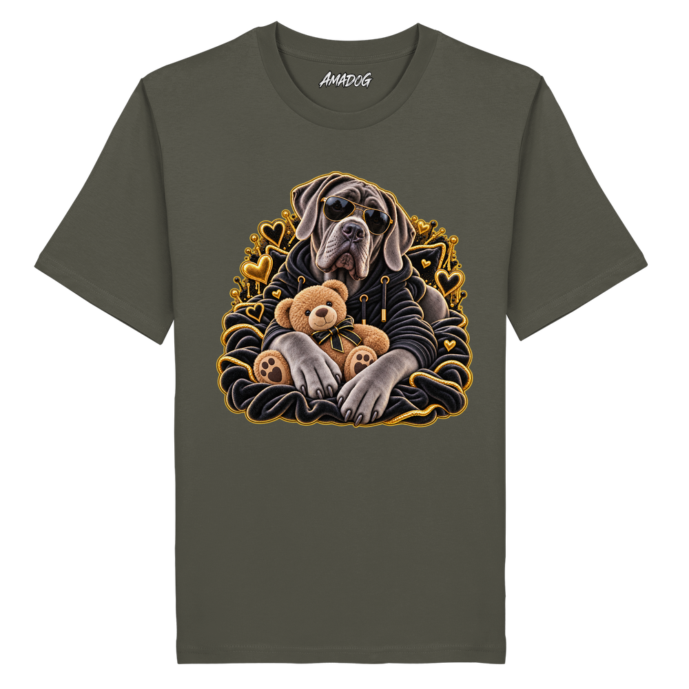Deutsche Dogge - Cuddle - Organic Shirt – Bild 5