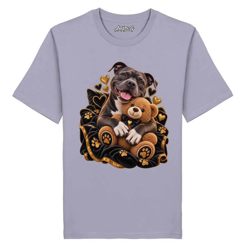 Staffordshire Bullterrier - Cuddle - Organic Shirt – Bild 10
