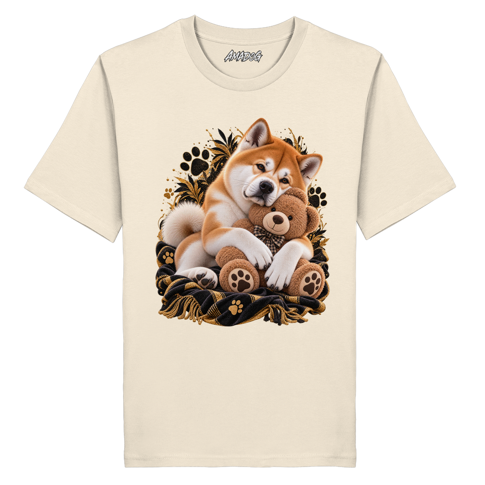 Akita - Cuddle - Organic Shirt – Bild 7