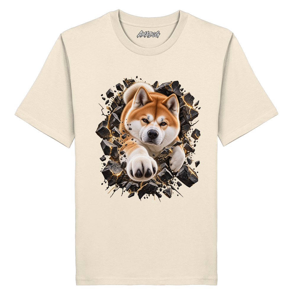 Akita - Breaking Through - Organic Shirt – Bild 7