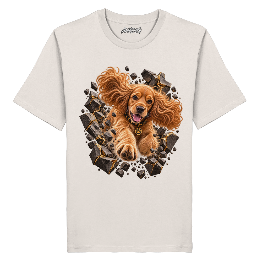 Cocker Spaniel - Breaking Through - Organic Shirt