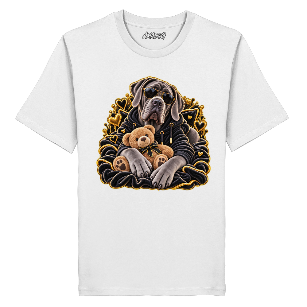 Deutsche Dogge - Cuddle - Organic Shirt – Bild 2