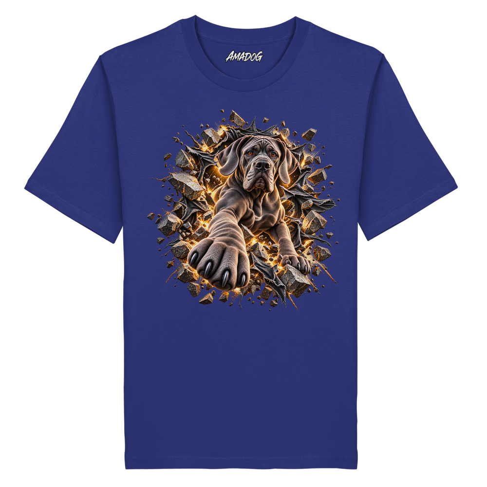 Deutsche Dogge - Breaking Through - Organic Shirt – Bild 9