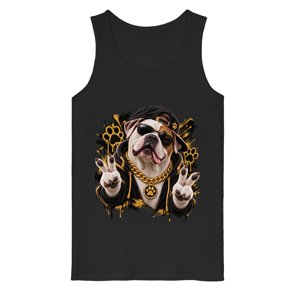 American Bulldog - Funny - Organic Tank Top – Bild 2