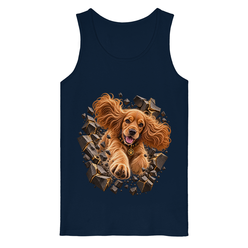 Cocker Spaniel - Breaking Through - Organic Tank Top