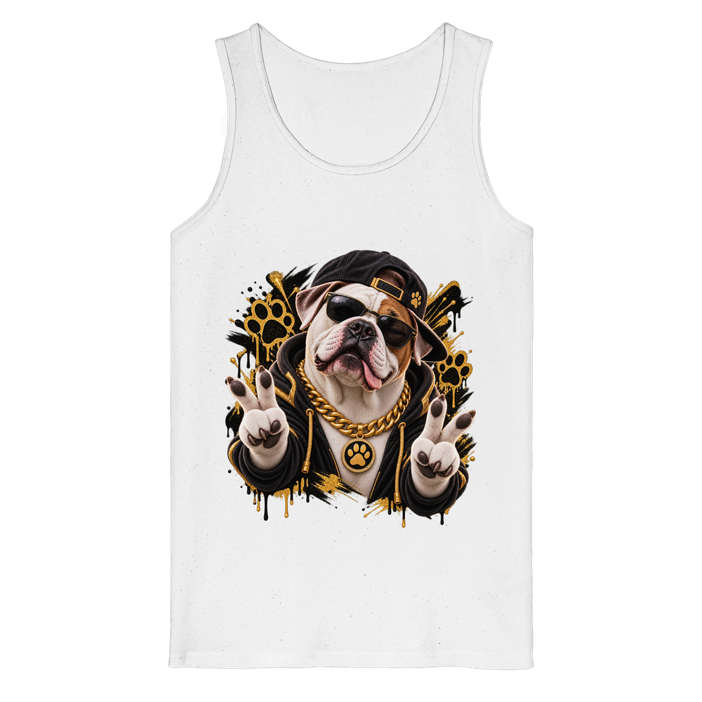 American Bulldog - Funny - Organic Tank Top – Bild 3