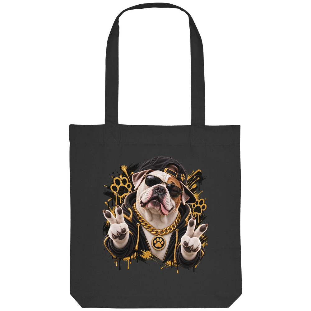 American Bulldog - Funny - Organic Tote-Bag – Bild 5