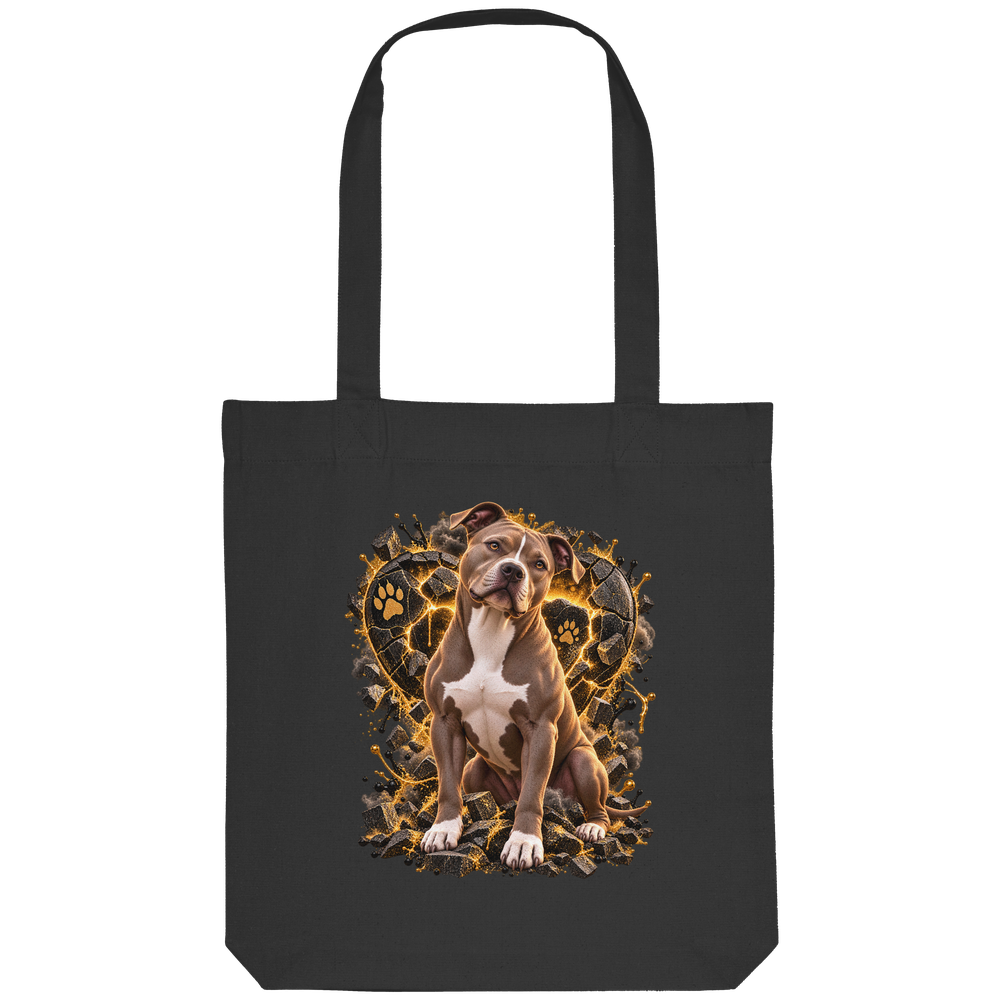 American Pitbull Terrier - Power - Organic Tote-Bag