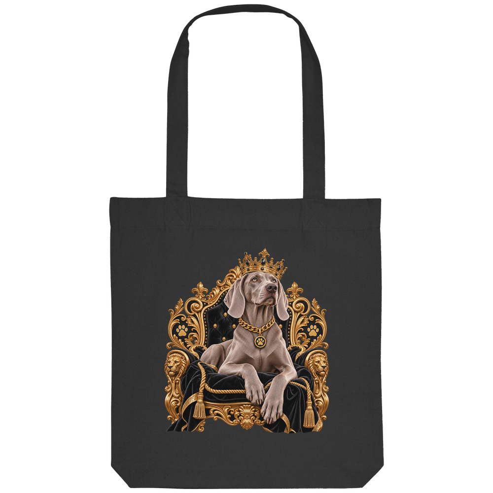 Weimaraner - King - Organic Tote-Bag – Bild 5