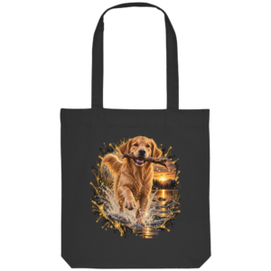 Golden Retriever - Power - Organic Tote-Bag