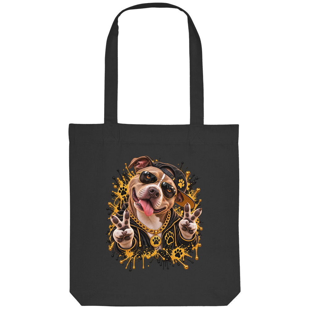 American Pitbull Terrier - Funny - Organic Tote-Bag