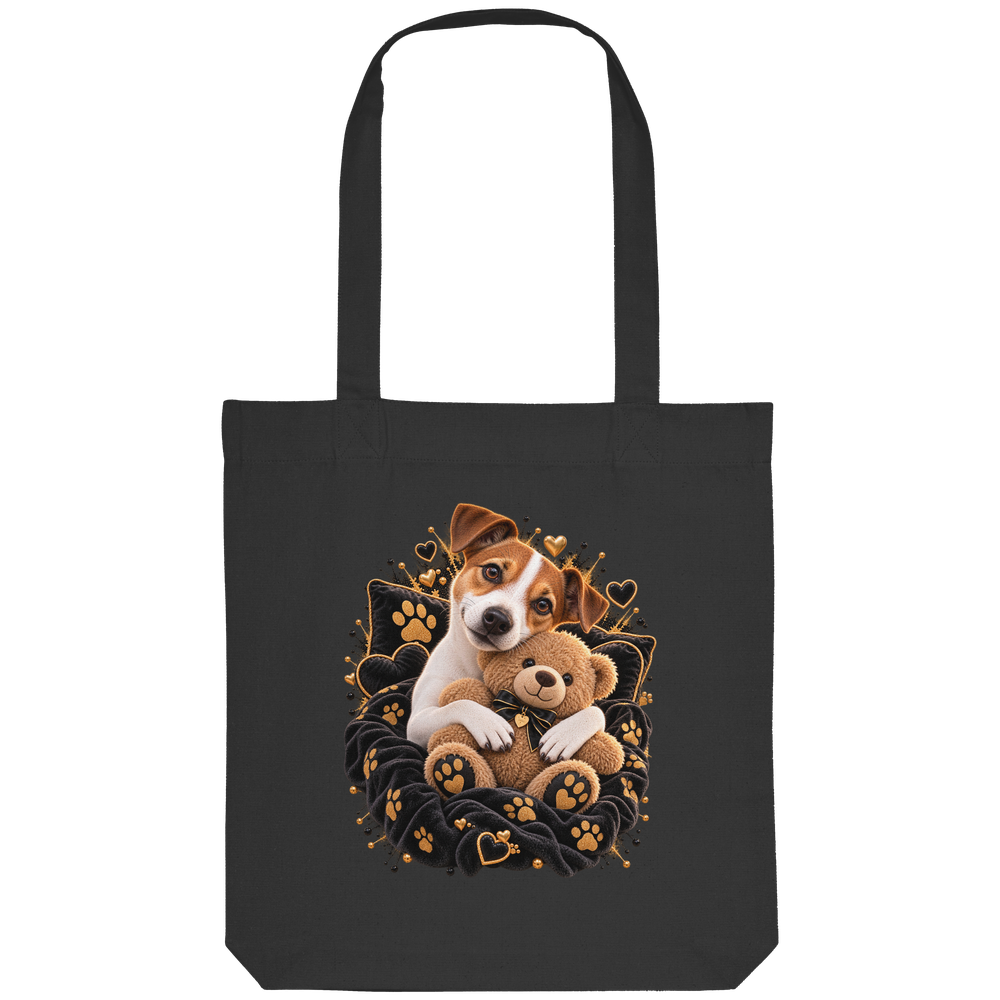 Jack Russell - Cuddle - Organic Tote-Bag