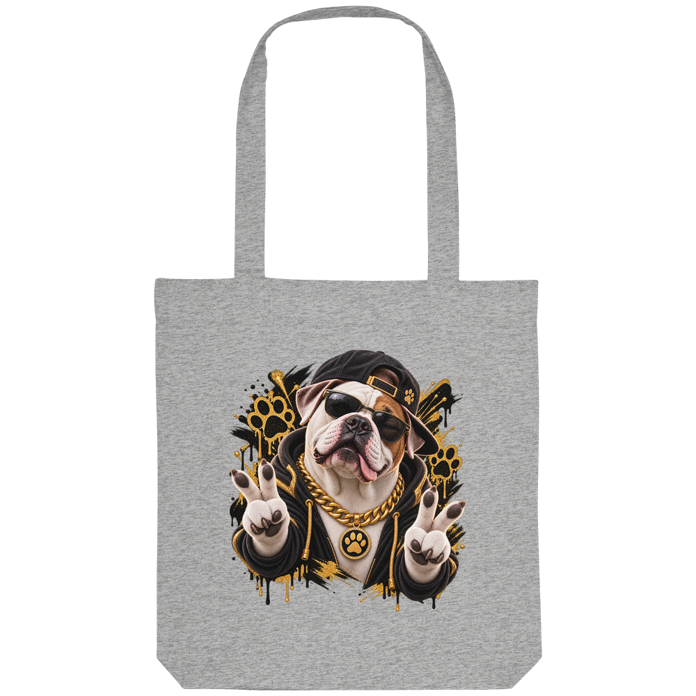 American Bulldog - Funny - Organic Tote-Bag – Bild 3