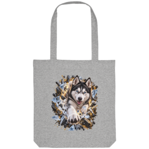 Husky - Breaking Through - Organic Tote-Bag