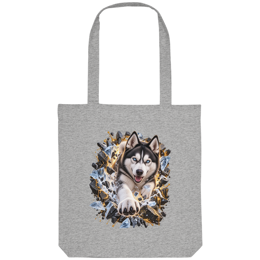 Husky - Breaking Through - Organic Tote-Bag