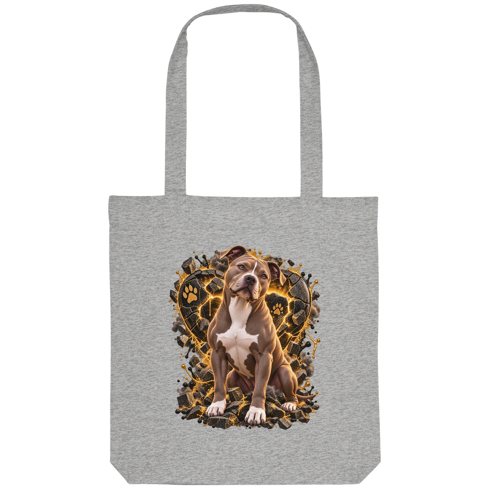 American Pitbull Terrier - Power - Organic Tote-Bag