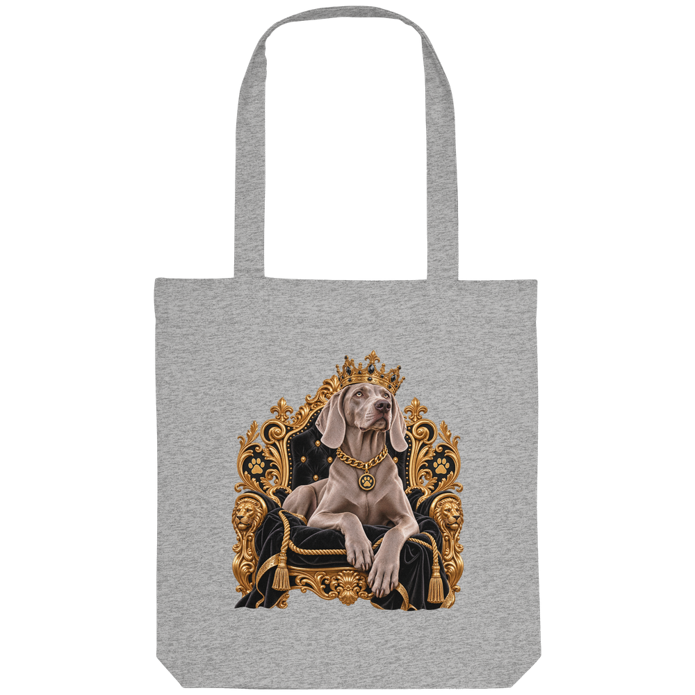 Weimaraner - King - Organic Tote-Bag – Bild 3