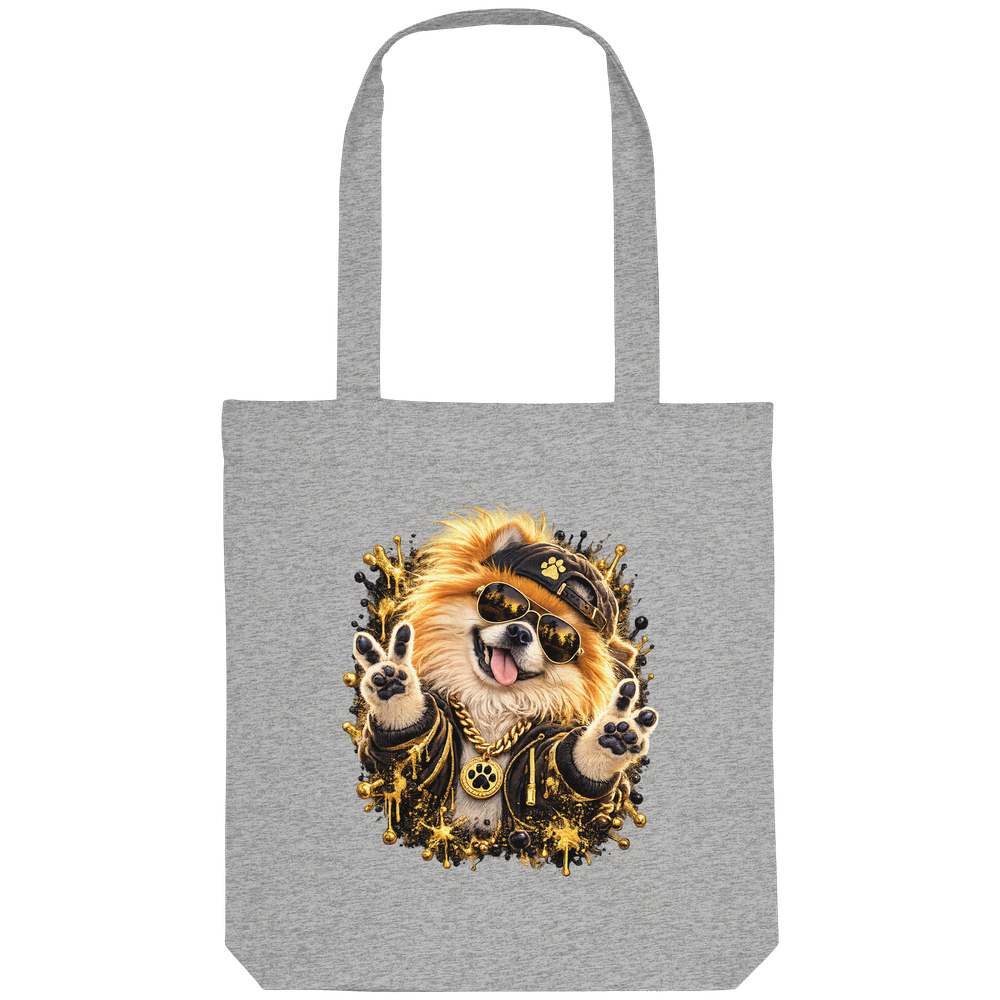 Pomeranian - Funny - Organic Tote-Bag – Bild 7