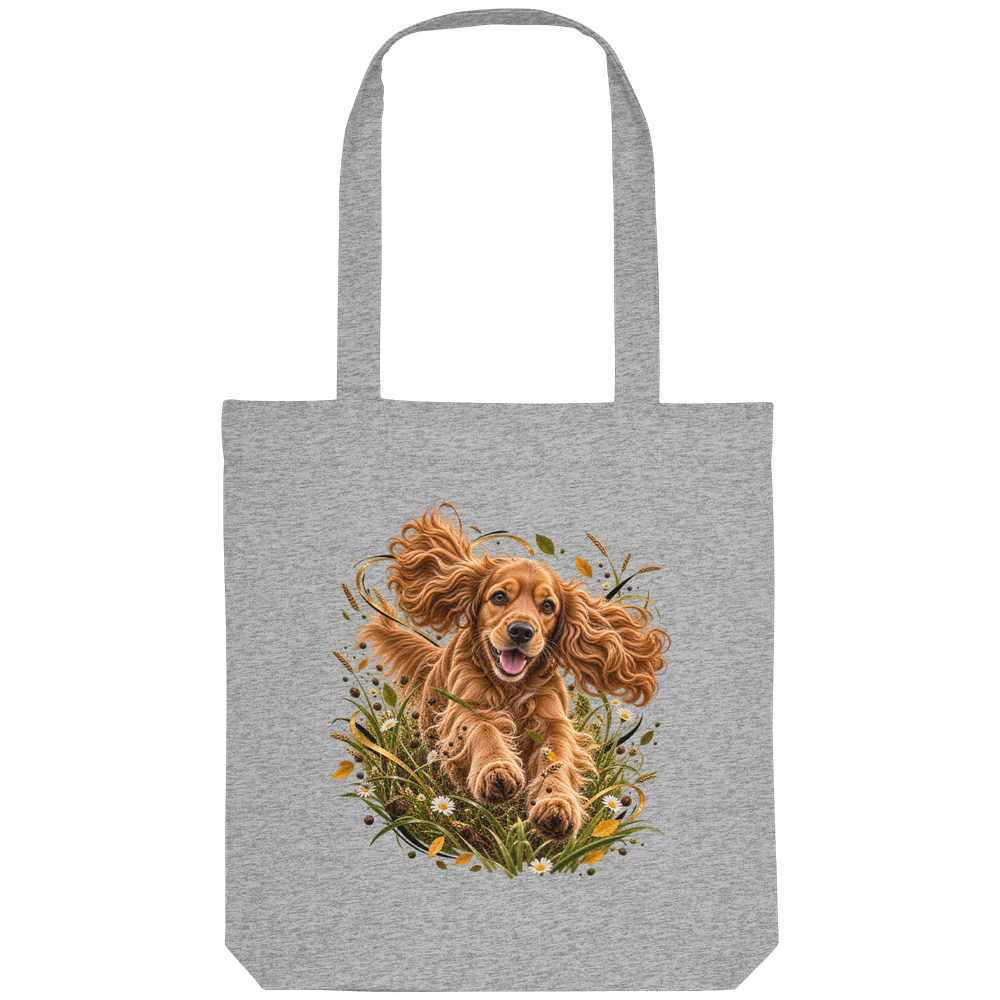 Cocker Spaniel - Power - Organic Tote-Bag – Bild 5