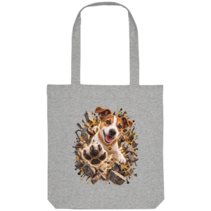 Jack Russell - Breaking Through - Organic Tote-Bag