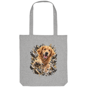 Golden Retriever - Breaking Through - Organic Tote-Bag