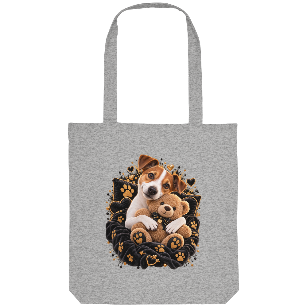 Jack Russell - Cuddle - Organic Tote-Bag