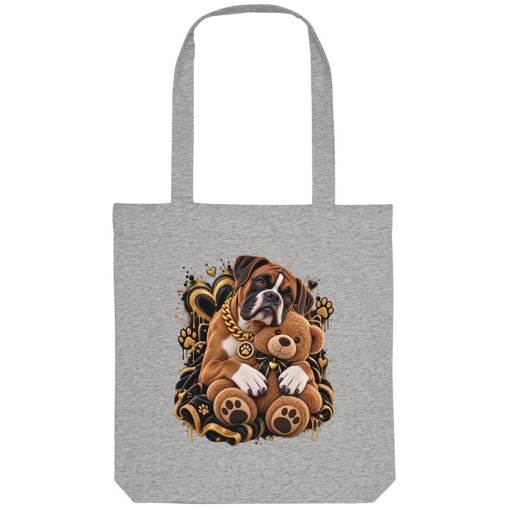 Boxer - Cuddle - Organic Tote-Bag – Bild 3