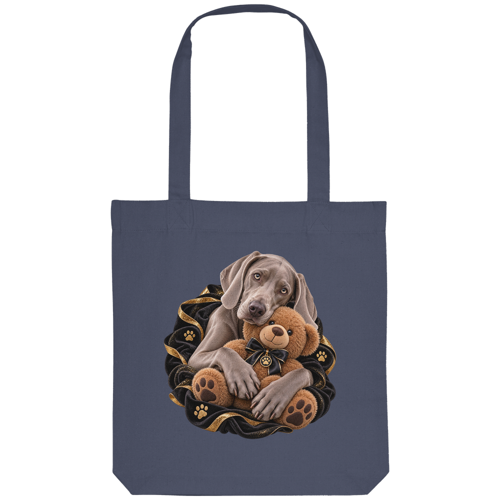 Weimaraner - Cuddle - Organic Tote-Bag – Bild 7