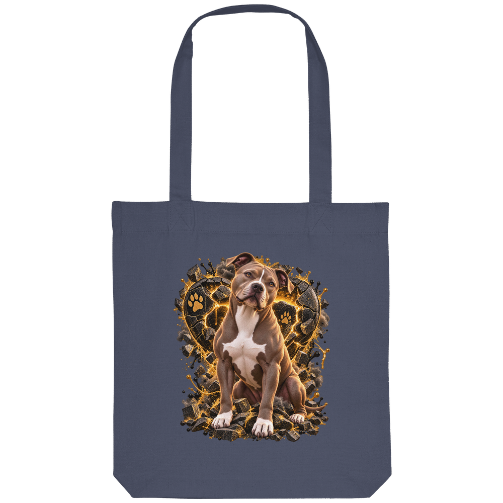 American Pitbull Terrier - Power - Organic Tote-Bag