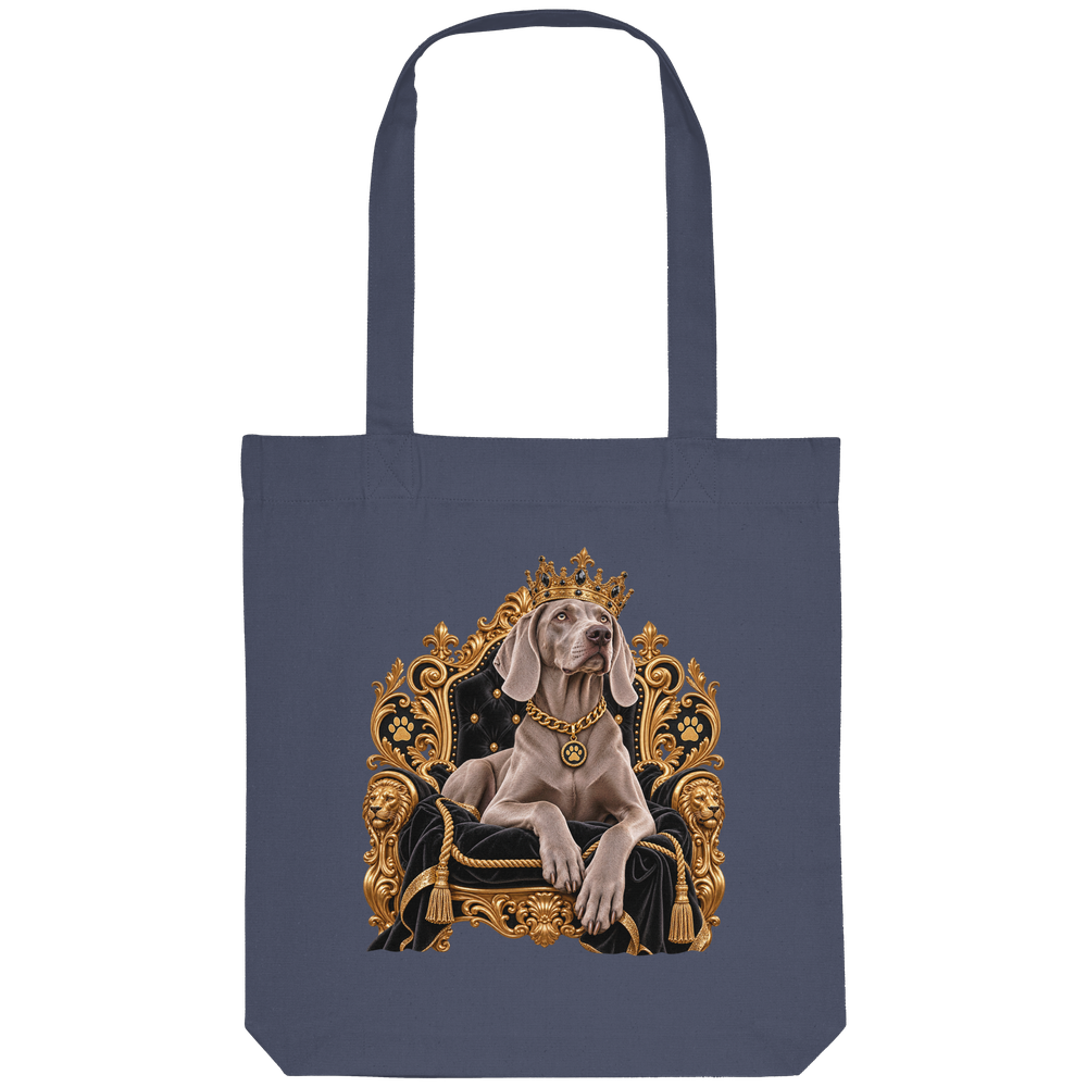 Weimaraner - King - Organic Tote-Bag – Bild 7