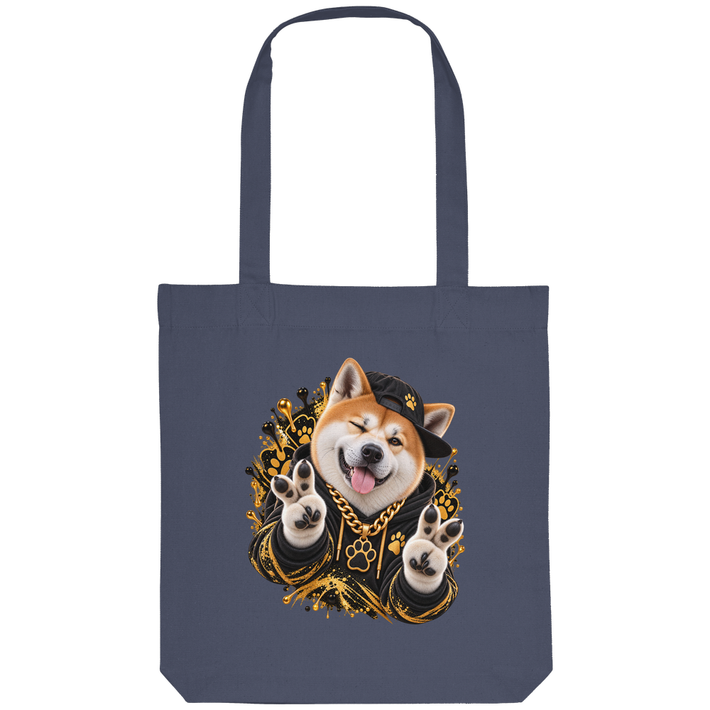 Akita - Funny - Organic Tote-Bag – Bild 7