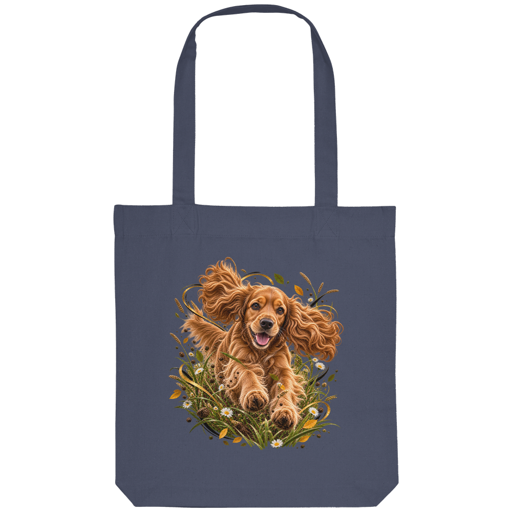 Cocker Spaniel - Power - Organic Tote-Bag – Bild 7