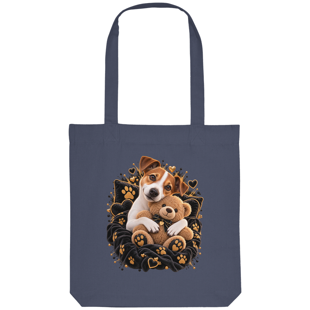 Jack Russell - Cuddle - Organic Tote-Bag