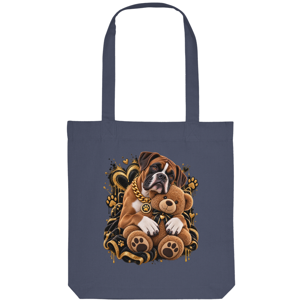 Boxer - Cuddle - Organic Tote-Bag – Bild 7