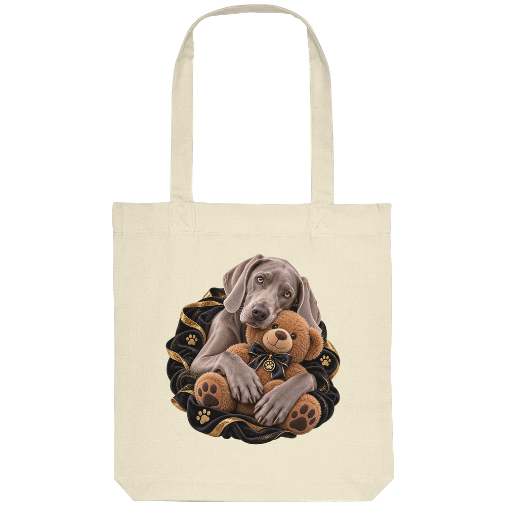 Weimaraner - Cuddle - Organic Tote-Bag