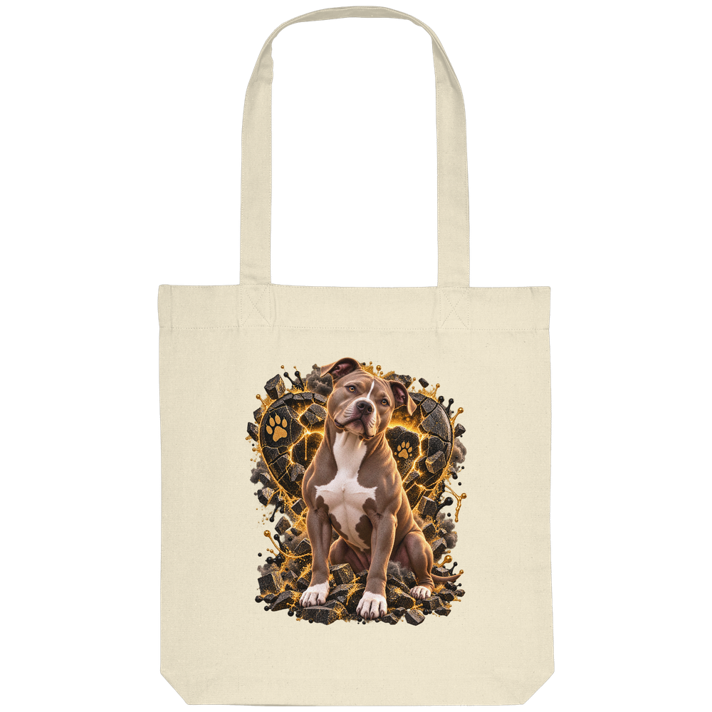 American Pitbull Terrier - Power - Organic Tote-Bag