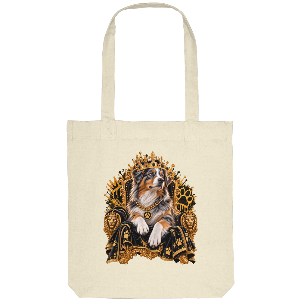 Australian Shepherd - King - Organic Tote-Bag – Bild 3