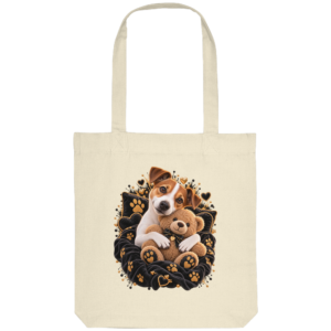 Jack Russell - Cuddle - Organic Tote-Bag