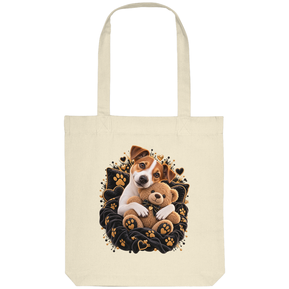 Jack Russell - Cuddle - Organic Tote-Bag