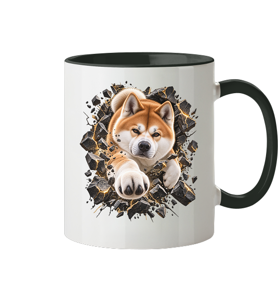 Akita - Breaking Through - Tasse zweifarbig – Bild 3