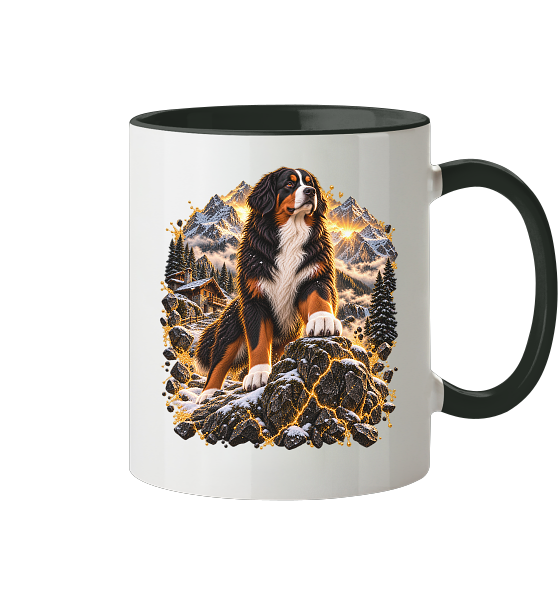 Berner Sennenhund - Power - Tasse zweifarbig – Bild 3