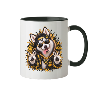 Husky - Funny - Tasse zweifarbig