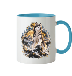 Husky - Power - Tasse zweifarbig