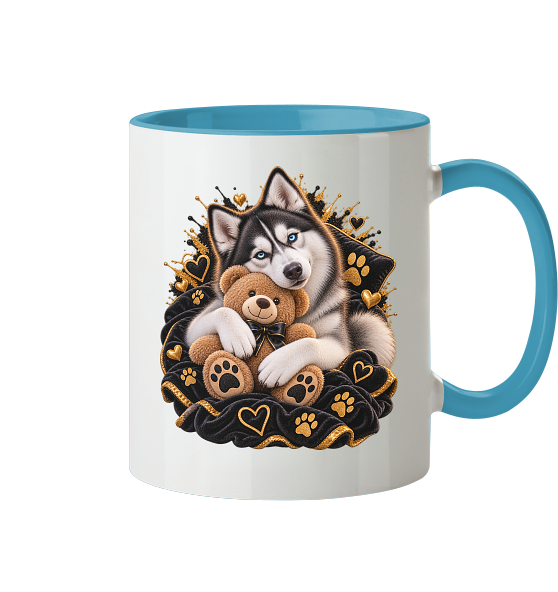 Husky - Cuddle - Tasse zweifarbig