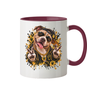 American Pitbull Terrier - Funny - Tasse zweifarbig