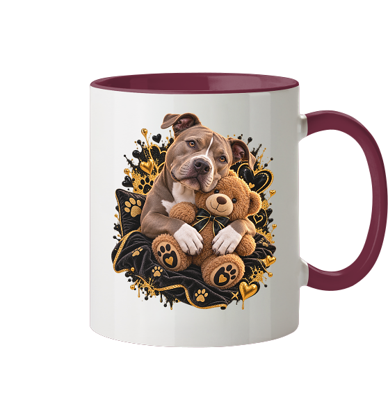 American Pitbull Terrier - Cuddle - Tasse zweifarbig