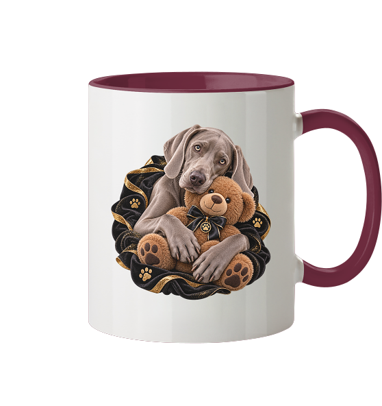 Weimaraner - Cuddle - Tasse zweifarbig